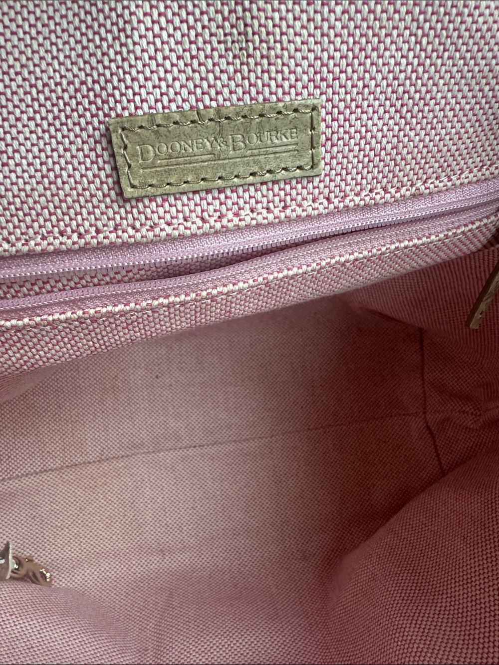 Dooney & Bourke Metallic Gold Croc-Embossed Tote - Picture 7 of 8